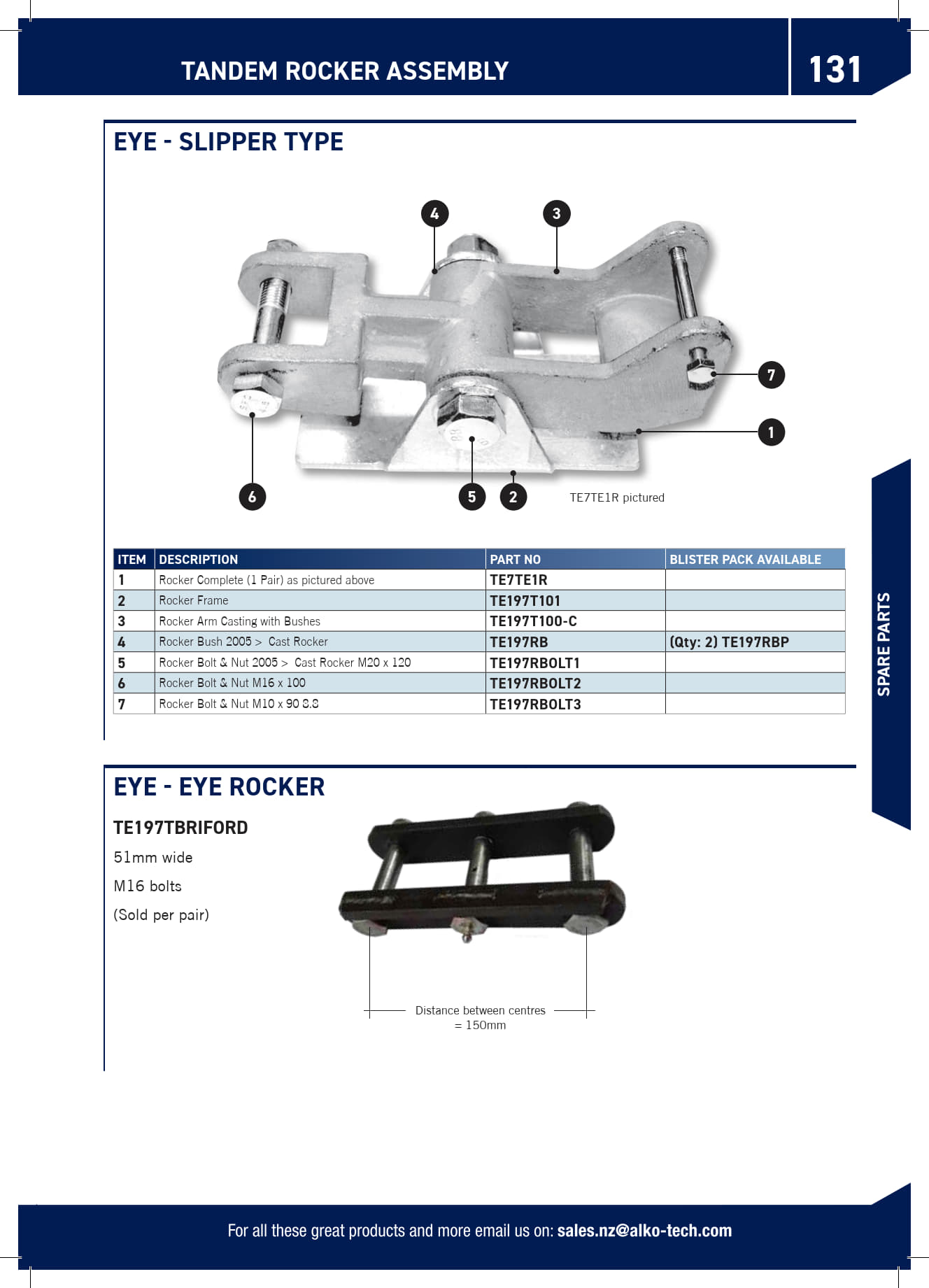 SPRINGS, ROCKERS & BUSHES CM Trailer Parts New Zealand Trailer
